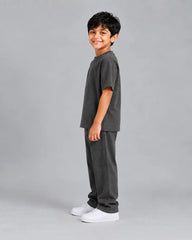 Drop Shoulder Co-Ord Set - Dark Grey
