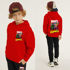 Marvel Comic Printed Kids Hoodie Set