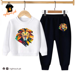 White Lion Kids Sweatshirt & Pant