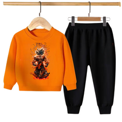 Kids Winter Sweat Shirt Set | Dragon Ball Z Printed