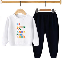 Kids Winter Sweat Shirt Set | Be Good Printed