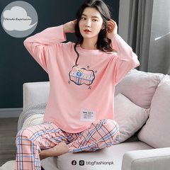 Pink Sharkee Female Nightwear