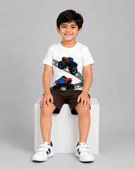 Turbo Truck Short Set - Dark Brown