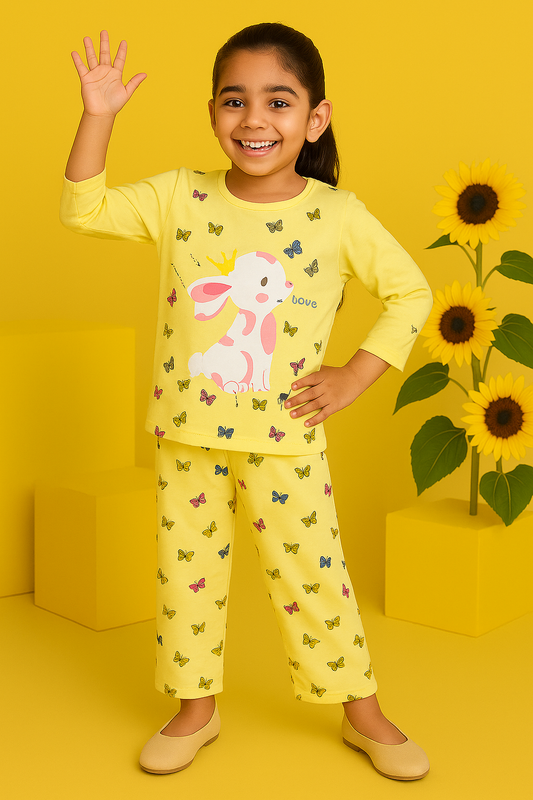 Yellow Butterfly Kidswear