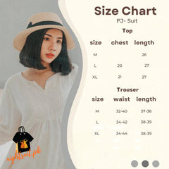 V-Neck Women Night Suit PJ Set ARTICLE NO# 56