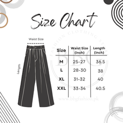 Paisley Print Elastic Waist Trousers – Casual & Lounge Wear