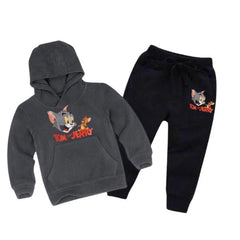 Kids Winter Hoodie Set | Tom & Jerry Printed