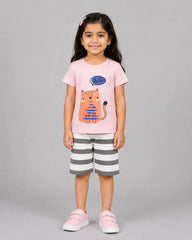 Hello Cat Short Set