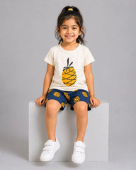 Cute Pineapple Short Set