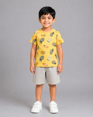 Little Pineapple Short Set