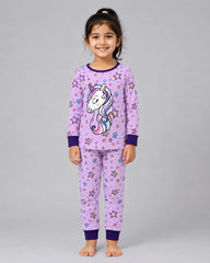 Magical Unicorn Pajama Set - Purple
