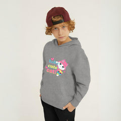 Kids Winter Hoodie Set | Baby Cute Cat Printed