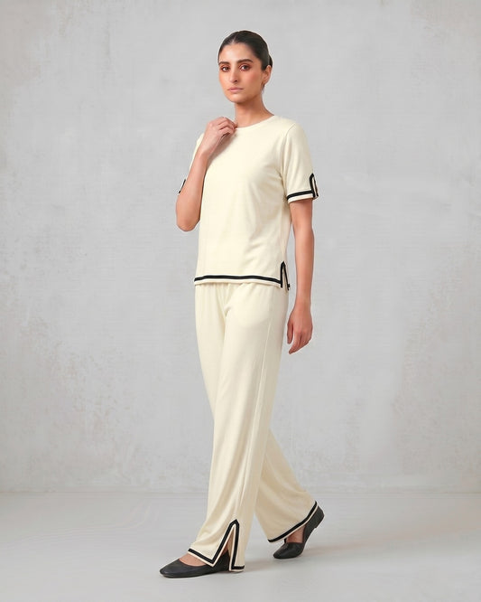 Baggy Style Loungewear - Cream
