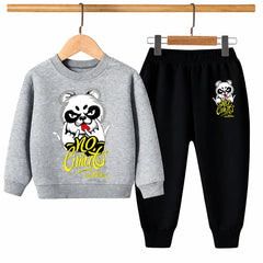 Kids Winter Sweat Shirt Set | No Limit Bear Printed