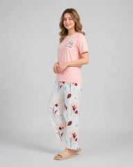 Rosy Blossom Pajama Set