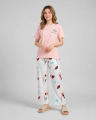 Rosy Blossom Pajama Set