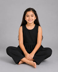 Plain Bloom Sando Set - Black
