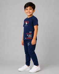 Kids Matching Set | Polo - Navy Blue
