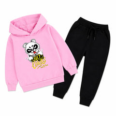 Kids Winter Hoodie Set | No Limit Bear Printed