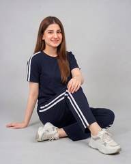 Turkish Panel Lounge Set - Navy Blue
