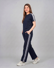 Turkish Panel Lounge Set - Navy Blue