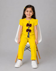 Twinkle Bow Co-Ord Set - Yellow