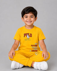 Kids Matching Set | Polo - Yellow