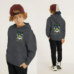 Kids Winter Hoodie Set | Hulk Printed