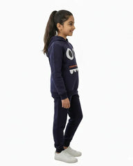 Kids Monster Face Hoodie Co-Ord Set