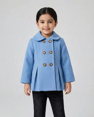 Girls Sky Blue Coat