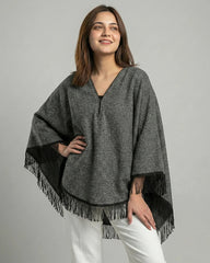 Eagle Zipper Cape Poncho
