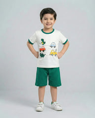 Green Truck Short Set