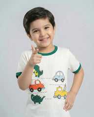 Green Truck Short Set