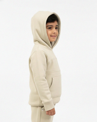 Premium Kids Pistachio Fleece Hoodie & Jogger Set