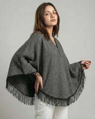 Eagle Zipper Cape Poncho