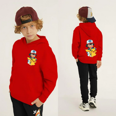 Kids Winter Hoodie Set | Pikachu Printed