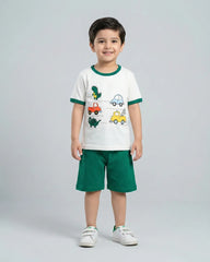 Green Truck Short Set