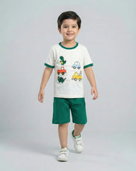 Green Truck Short Set