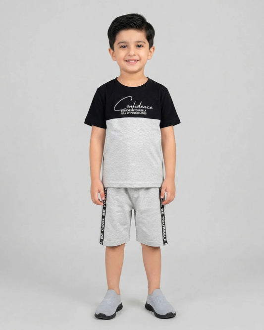 Grey Confidence Short Set