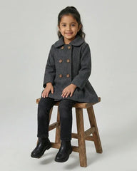 Girls Charcoal Grey Coat