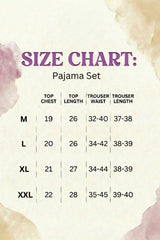 Azure Hearts Pajama Set