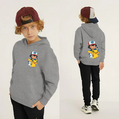 Kids Winter Hoodie Set | Pikachu Printed
