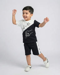 Dad + Me Short Set - Black