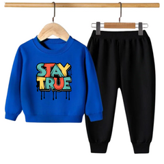 Kids Winter Sweat Shirt Set | Stay True Printed