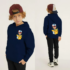 Kids Winter Hoodie Set | Pikachu Printed