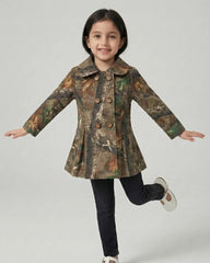 Girls Camouflage Coat