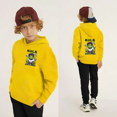 Kids Winter Hoodie Set | Hulk Printed