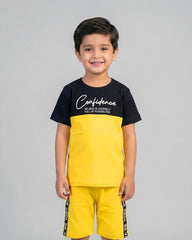 Yellow Confidence Short Set