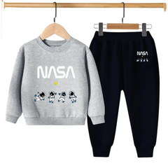Kids Winter Sweat Shirt Set | Nasa Printed
