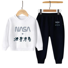 Kids Winter Sweat Shirt Set | Nasa Printed